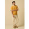 Sissy-Boy relaxed T-shirt met backprint geel
