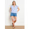 LOLALIZA gestreepte top blauw