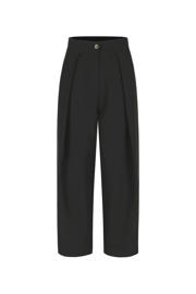 thumbnail: LOLALIZA barrel high waist broek zwart