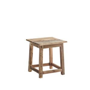 krukje vierkant hout