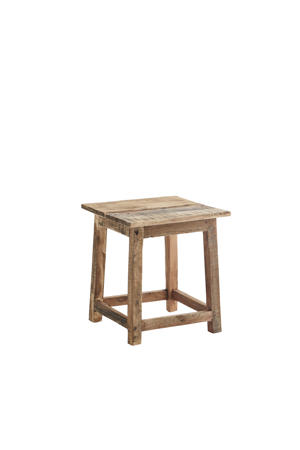 krukje vierkant hout  