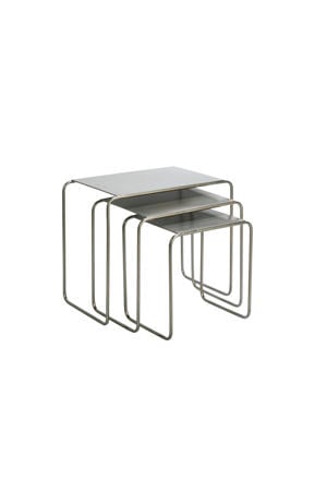 bijzettafel (set van 3) metaal