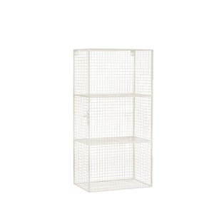 wandkastje draadwerk creme (76x38x24 cm)