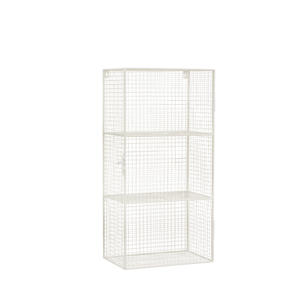 wandkastje draadwerk creme (76x38x24 cm)