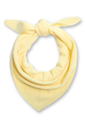triangle scarf lichtgeel