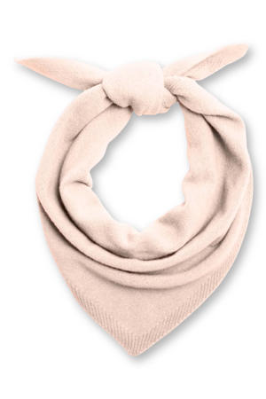 triangle scarf beige