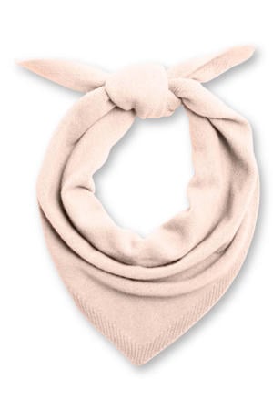 triangle scarf beige