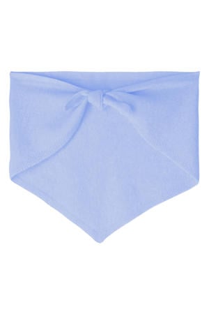 triangle scarf lichtblauw