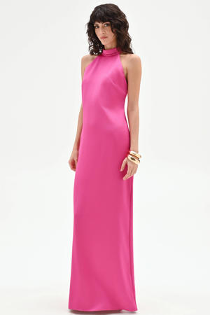 maxi jurk roze