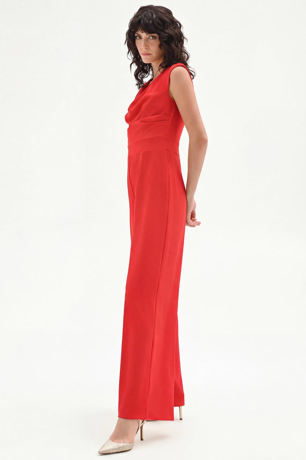 Rinascimento jumpsuit rood