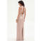 Rinascimento maxi jurk beige