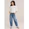 WE Fashion Blue Ridge barrel jeans - medium blauw