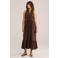 WE Fashion maxi jurk bruin
