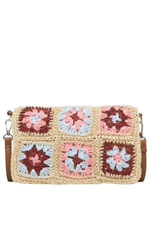 crossbody tas beige