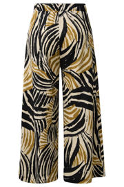 thumbnail: s.Oliver jersey straight high waist casual broek beige