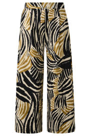 thumbnail: s.Oliver jersey straight high waist casual broek beige