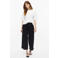 s.Oliver jersey straight high waist casual broek zwart