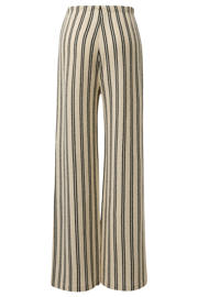 thumbnail: s.Oliver wide leg gestreepte broek beige
