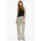 s.Oliver wide leg gestreepte broek beige