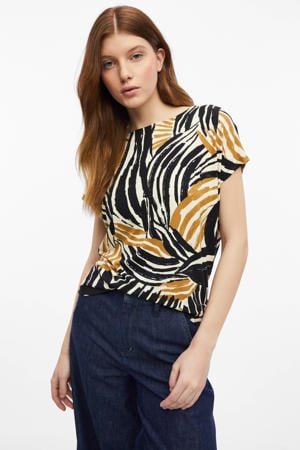 top beige/zwart