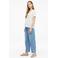 s.Oliver linnen regular fit top - wit