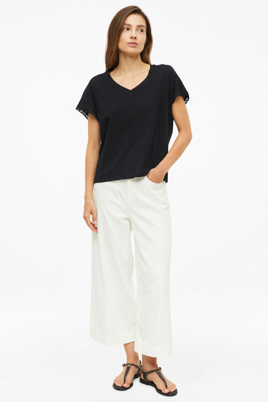 s.Oliver T-shirt zwart