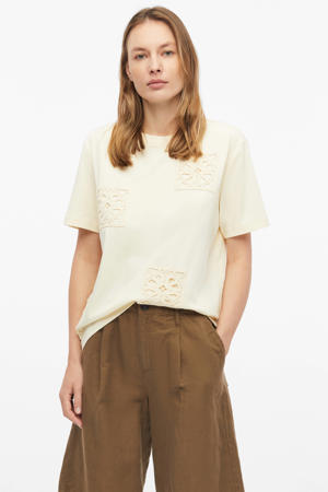 T-shirt lichtgeel