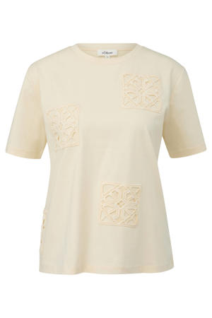 T-shirt lichtgeel