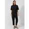 s.Oliver blouse met linnen zwart