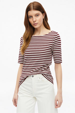 gestreepte top rood