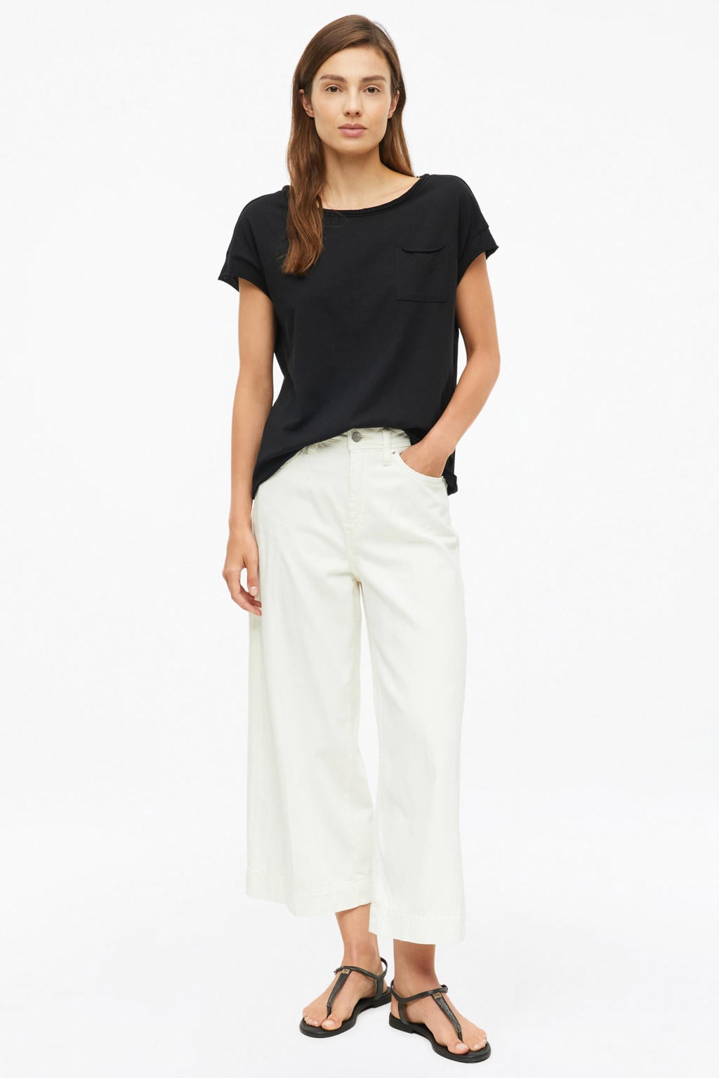 s.Oliver T-shirt zwart