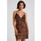 Private satijnlook slipdress Gabrielle panterprint