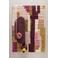 Studio LIVIT laagpolig wollen vloerkleed Abel 290x200 cm - roze/burgundy