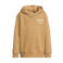 Orange Stars hoodie met tekst