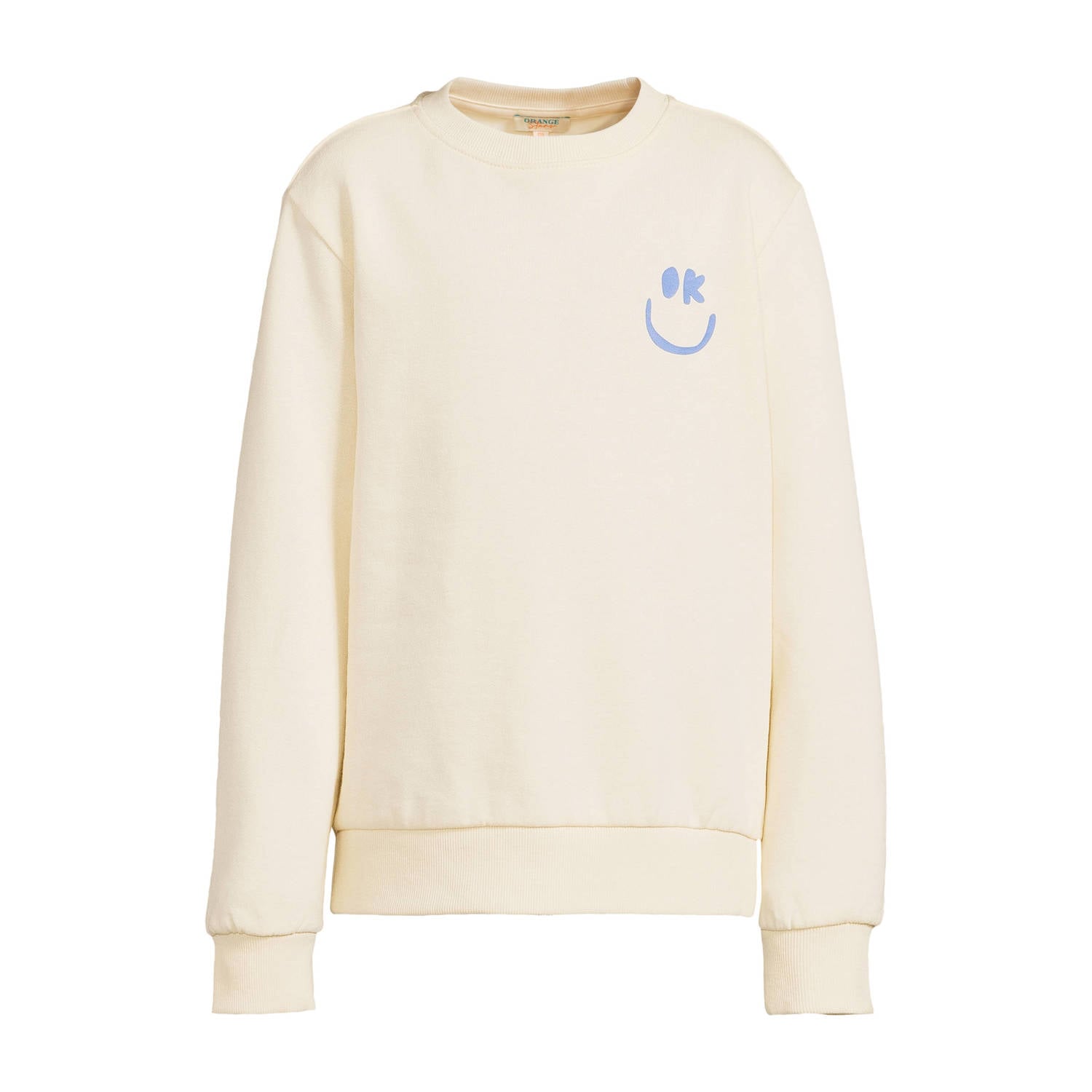 Orange Stars sweater met print