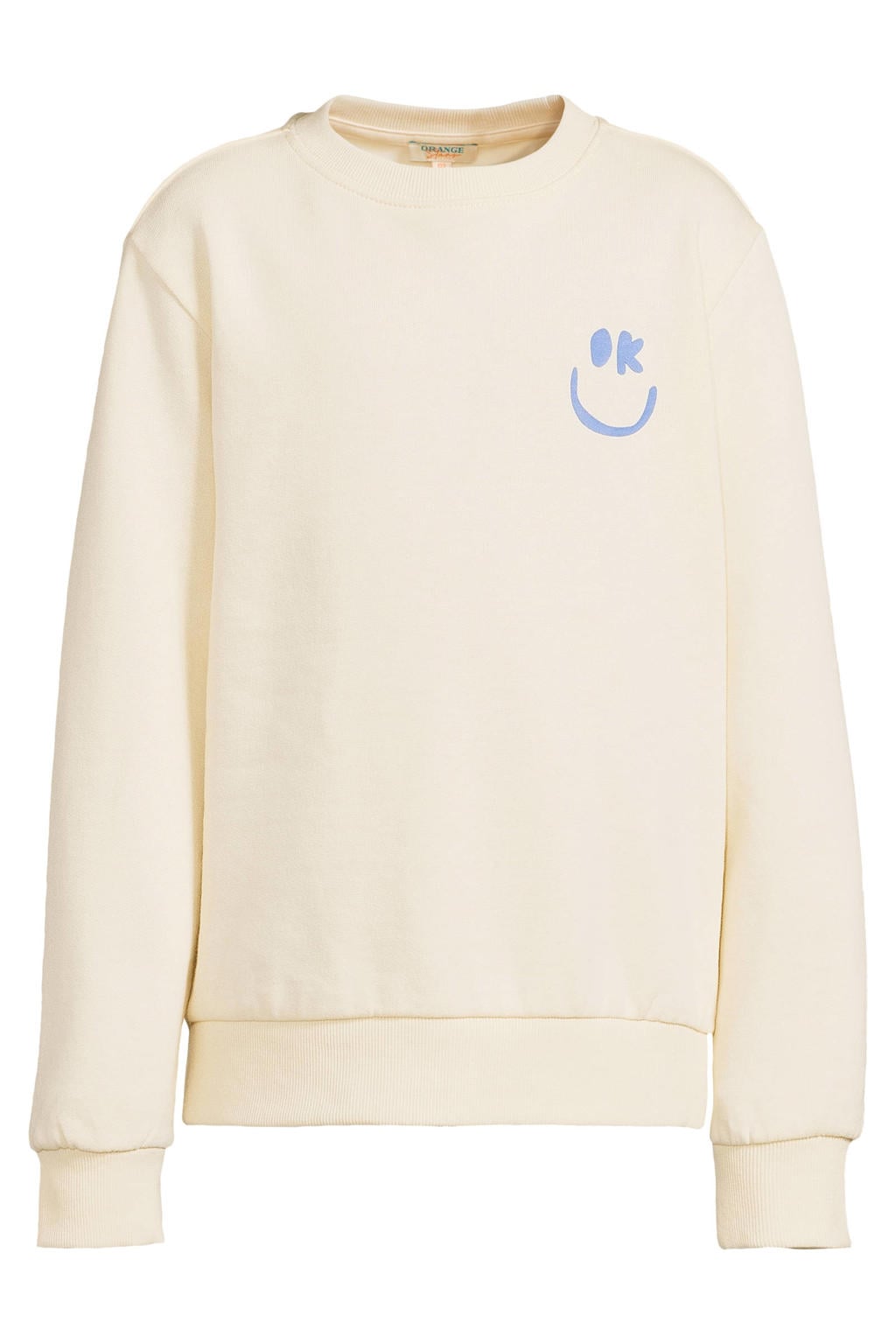 Orange Stars sweater met print