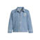 Orange Stars denim overhemd met print - lichtblauw