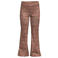 Orange Stars flared broek met print - bruin
