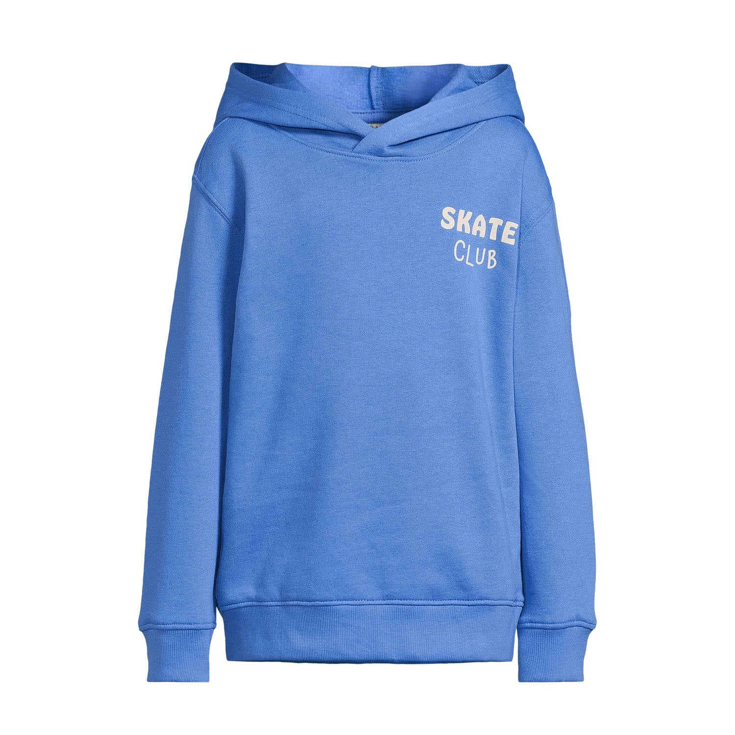 Orange Stars hoodie met tekstprint blauw