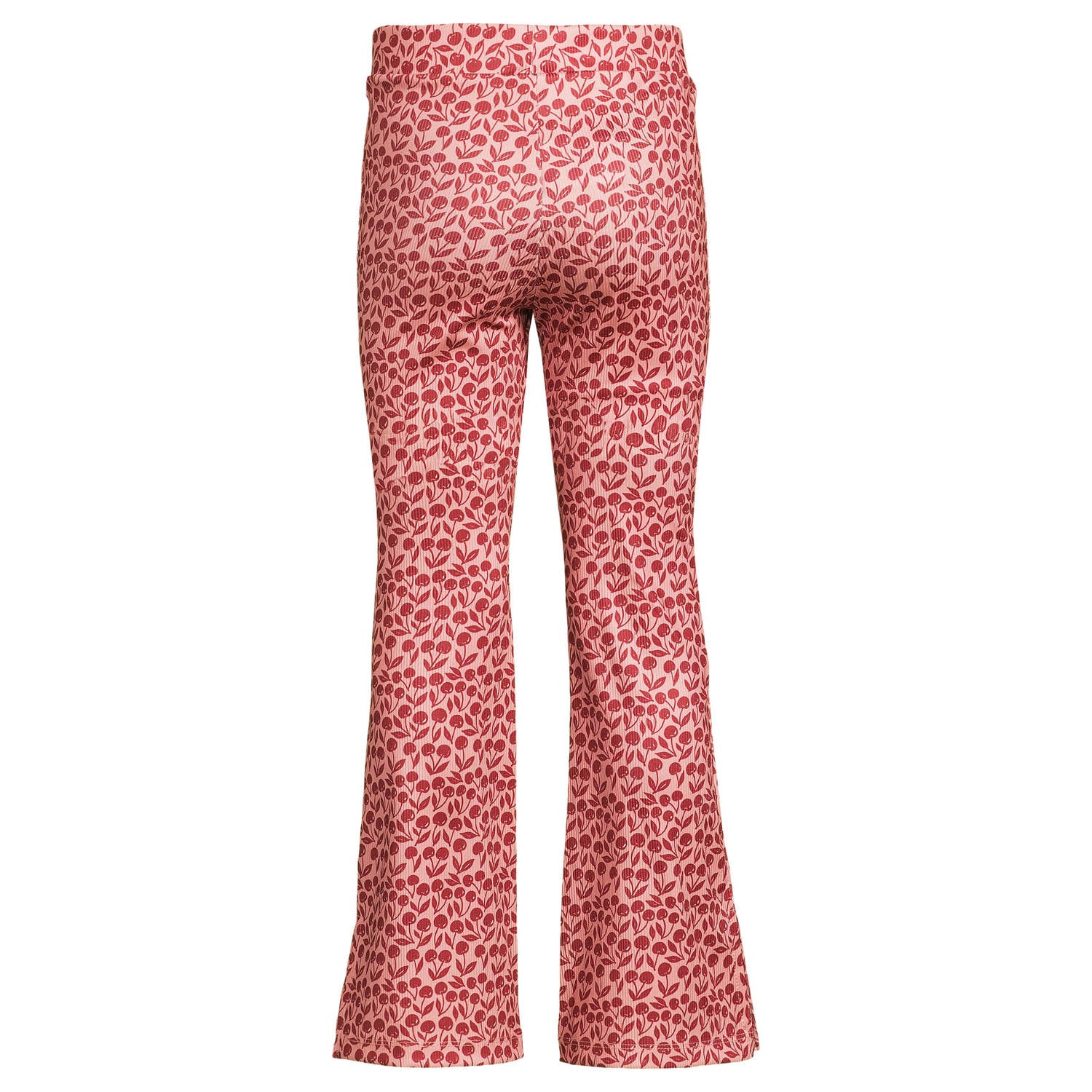 Orange Stars flared broek met print