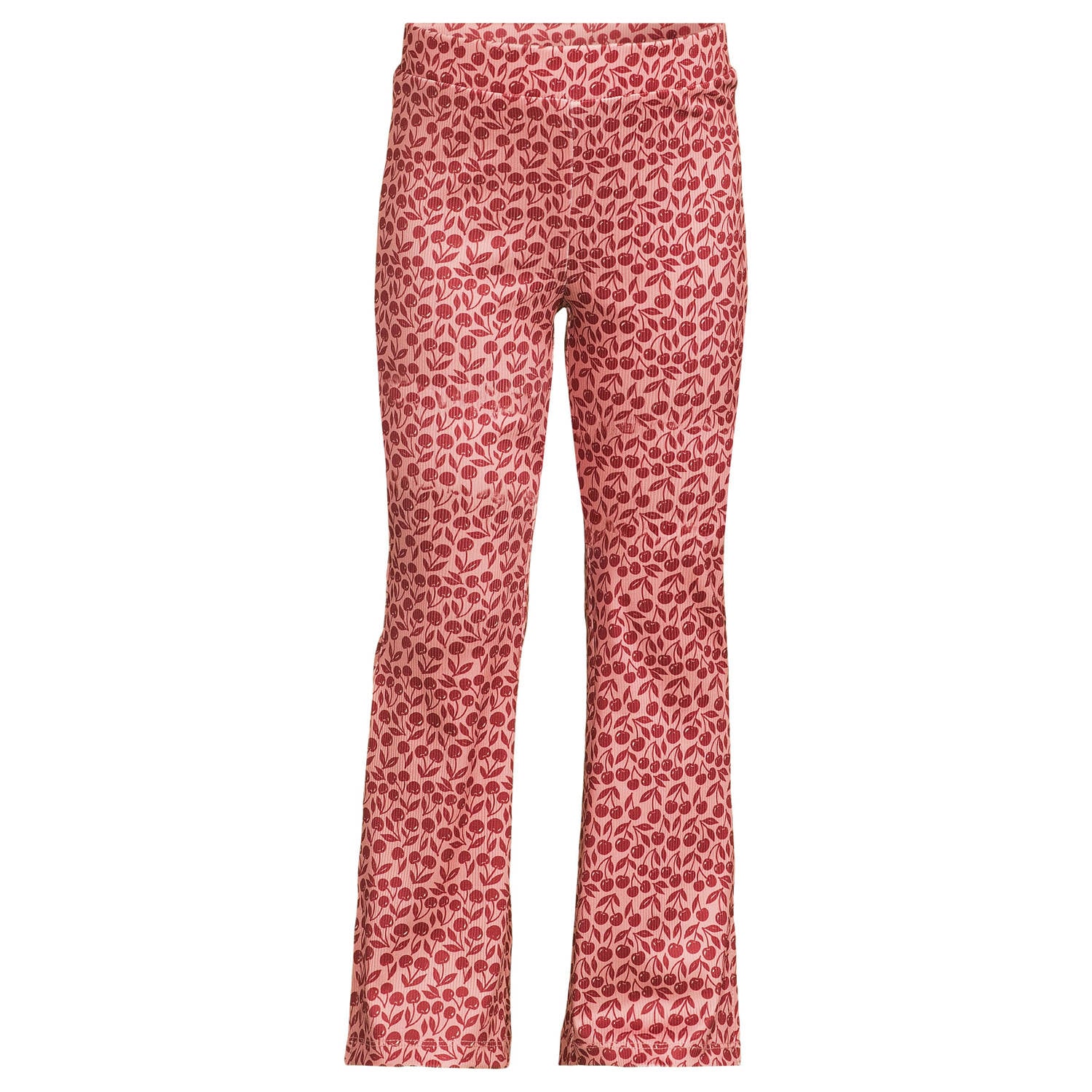 Orange Stars flared broek met print