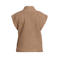 Orange Stars teddy gilet - zand