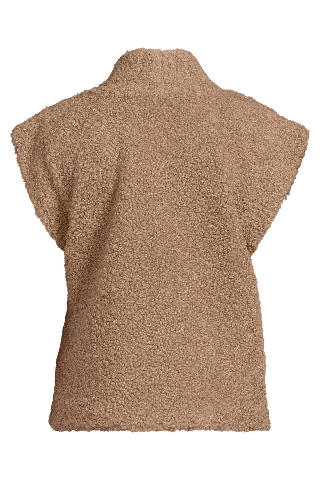Orange Stars teddy gilet - zand