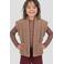 Orange Stars teddy gilet - zand