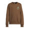 Orange Stars sweater met print - donkerbruin