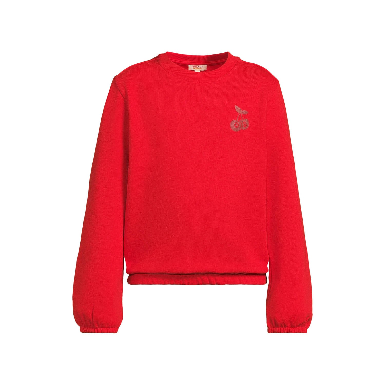 Orange Stars sweater met backprint rood