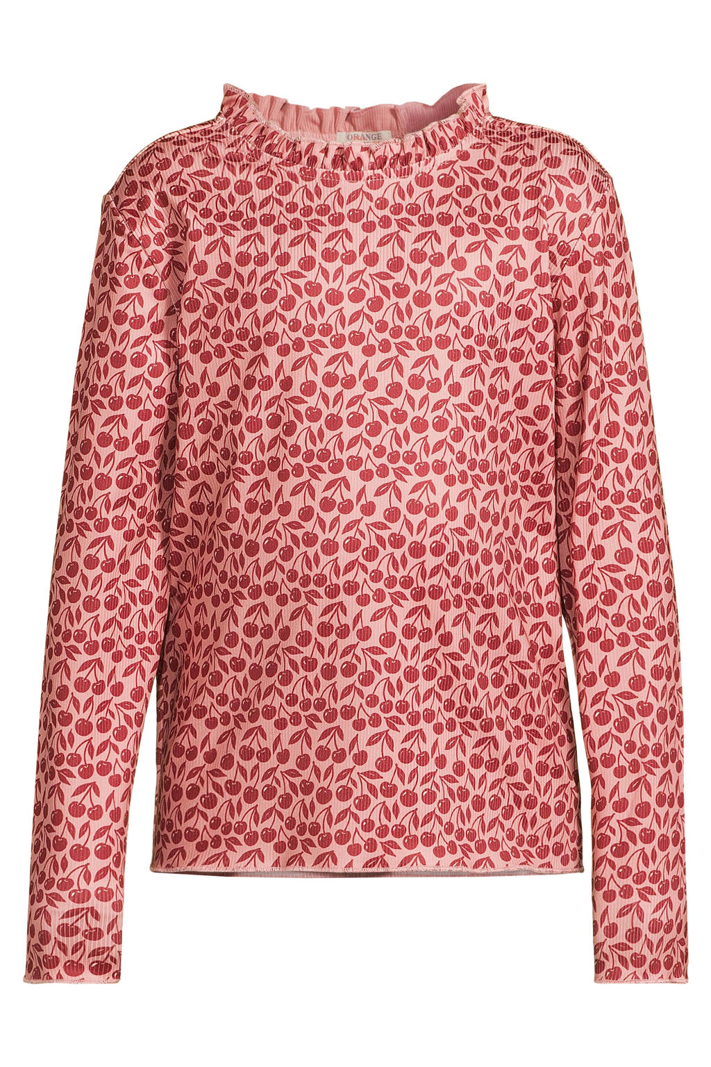 Orange Stars longsleeve met print - roze