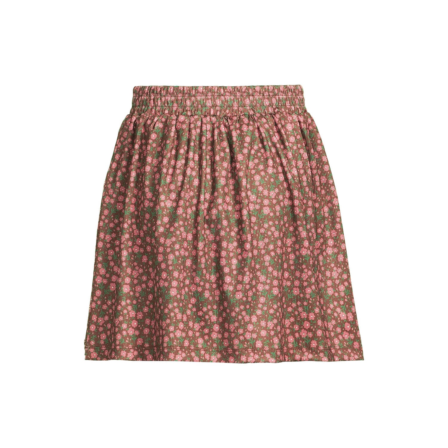Orange Stars korte rok met print bruin
