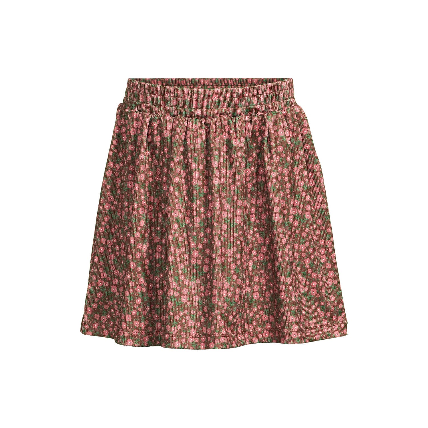 Orange Stars korte rok met print bruin