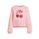Orange Stars sweater met print - lichtroze